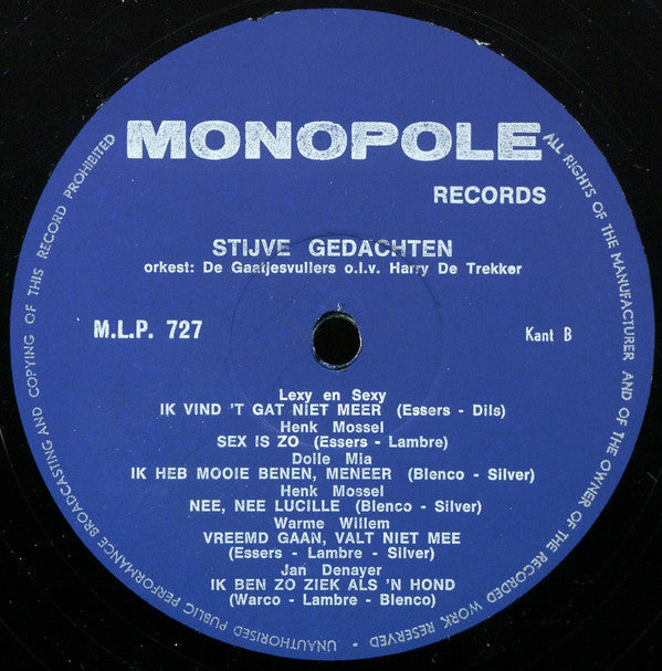 Various : Sexy Hits / Stijve Gedachten (LP, Comp)
