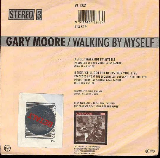 Gary Moore : Walking By Myself (7", Single)