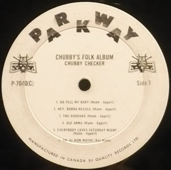 Chubby Checker : Chubby's Folk Album (LP, Album, Mono)