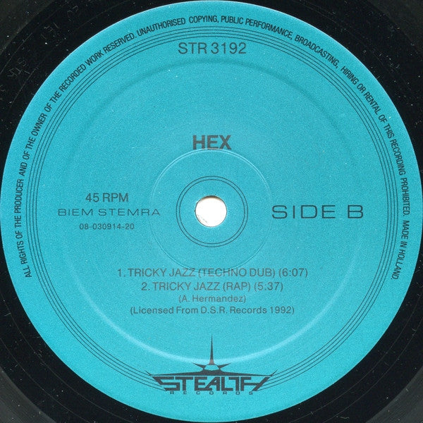 Hex (4) : Tricky Jazz (12")