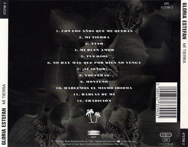 Gloria Estefan : Mi Tierra (CD, Album, RP)