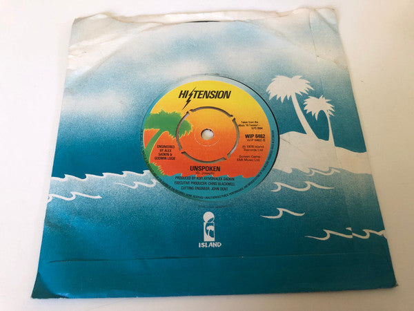 Hi-Tension : Autumn Love / Unspoken (7", Single)