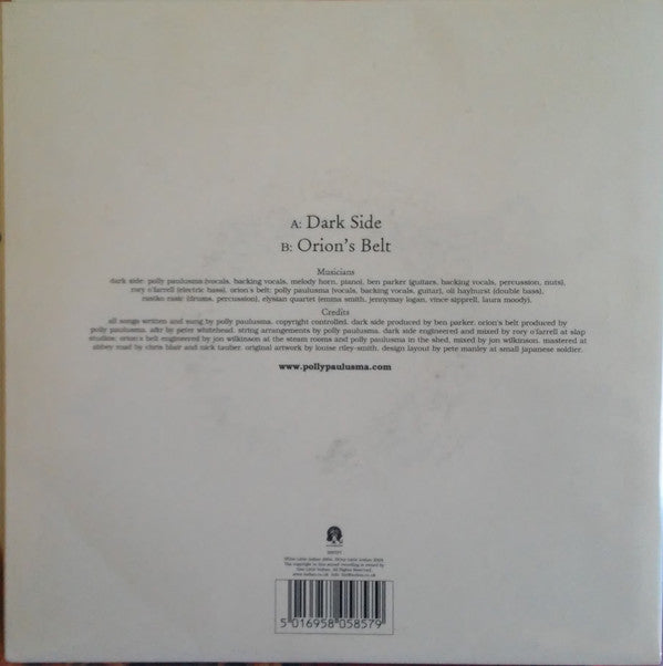 Polly Paulusma : Dark Side (7", Single)