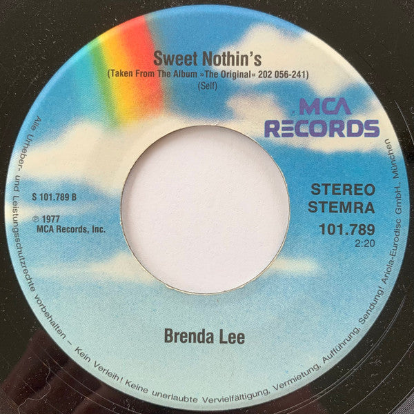 Brenda Lee : I'm Sorry / Sweet Nothin's (7", Single)