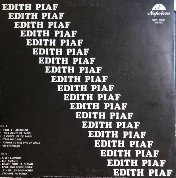 Edith Piaf : C'est A Hambourg (LP, Comp, RE)