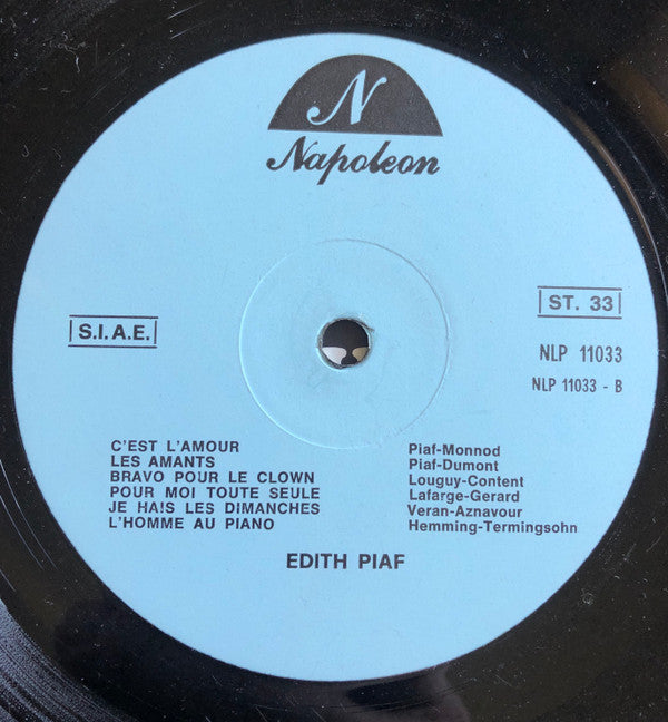 Edith Piaf : C'est A Hambourg (LP, Comp, RE)