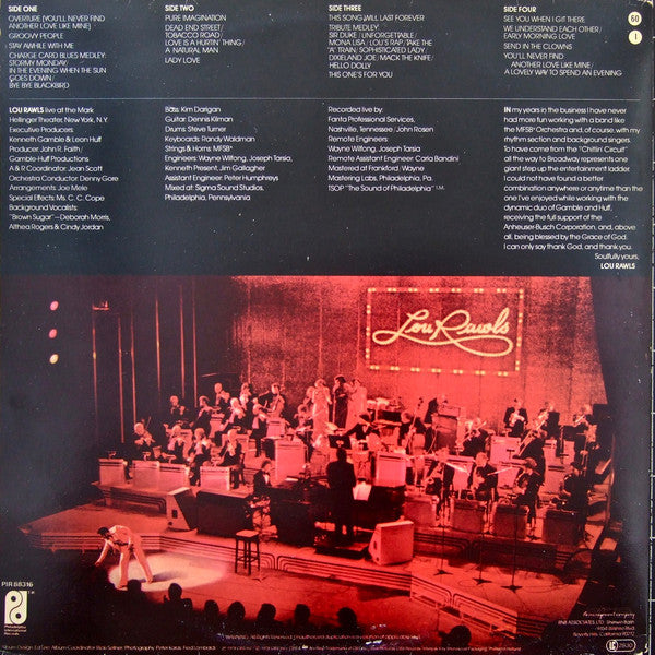 Lou Rawls : Live (2xLP, Album, Gat)