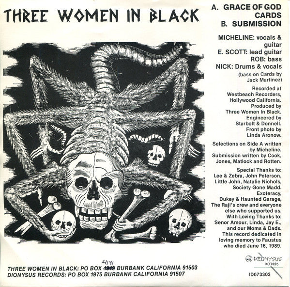 Three Women In Black : Grace Of God (7")