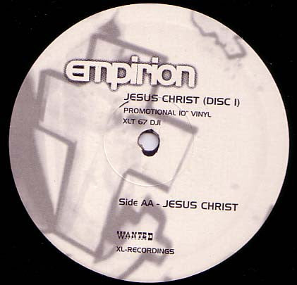 Empirion : Jesus Christ (2x10", Promo)