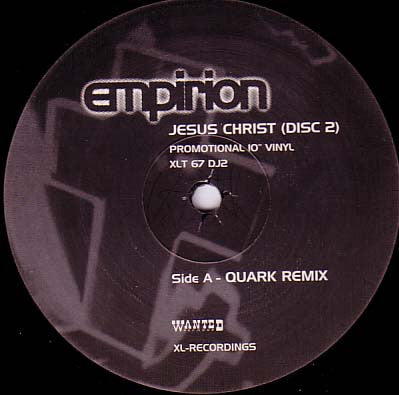 Empirion : Jesus Christ (2x10", Promo)
