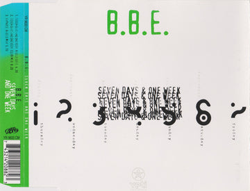 B.B.E. : Seven Days & One Week (CD, Maxi)