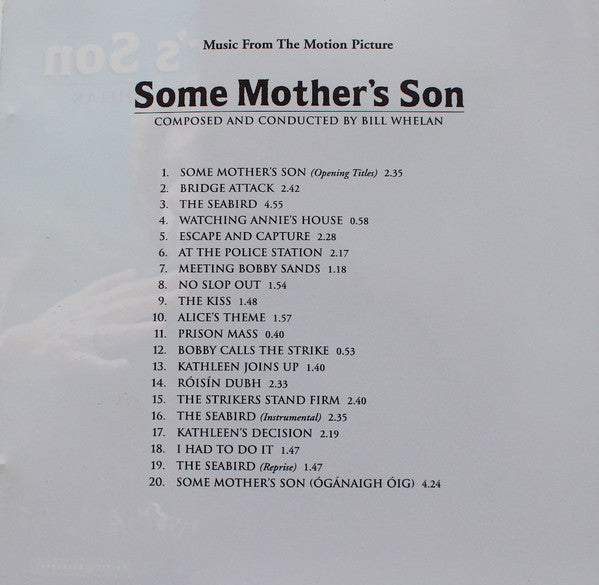 Bill Whelan : Some Mother's Son - Original Motion Picture Soundtrack (CD, Album)