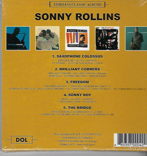 Sonny Rollins : Timeless Classic Albums (5xCD, Comp)