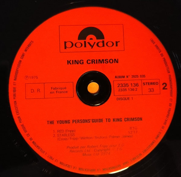 King Crimson : The Young Persons' Guide To King Crimson (2xLP, Album, Comp, RE, Gat)