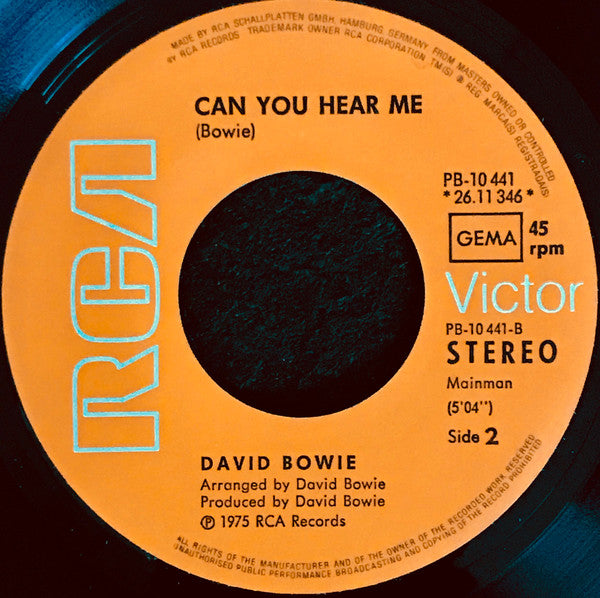 David Bowie : Golden Years (7", Single)