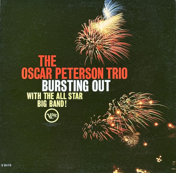 The Oscar Peterson Trio : Bursting Out With The All-Star Big Band! (LP, Album, Mono, MGM)