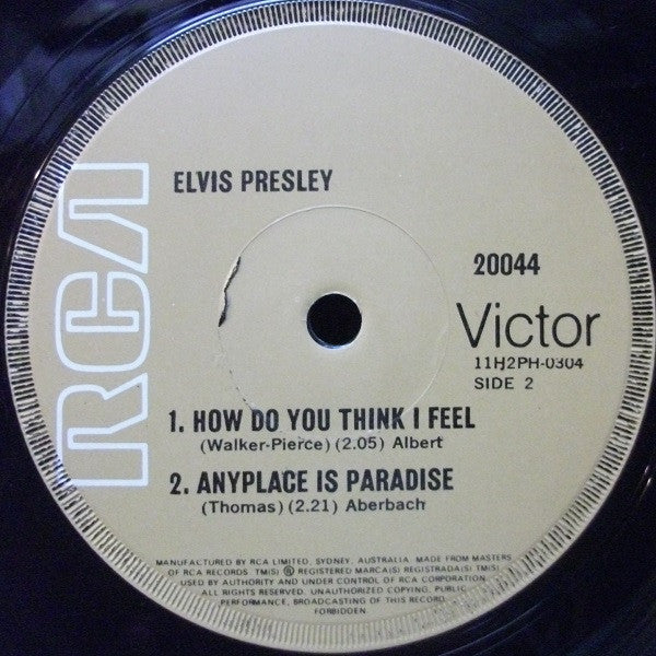 Elvis Presley : Old Shep (7", EP, Tan)