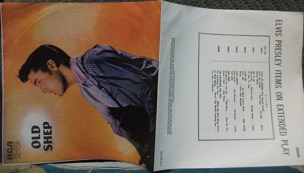 Elvis Presley : Old Shep (7", EP, Tan)