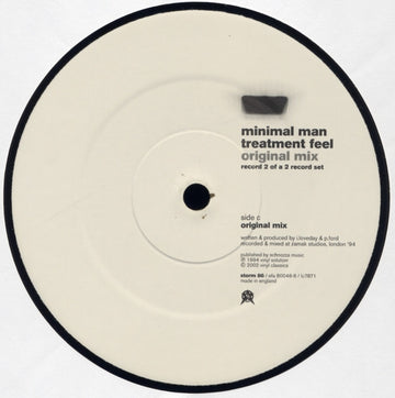 Minimal Man : Treatment Feel (12", RE)
