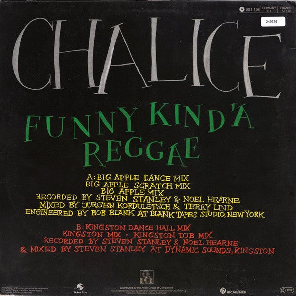 Chalice (3) : Funny Kind' A Reggae (12", Maxi)