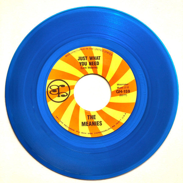 The Meanies : Just What You Need (7", Single, Ltd, Blu)