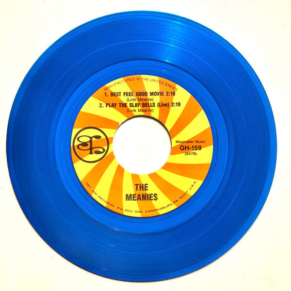 The Meanies : Just What You Need (7", Single, Ltd, Blu)