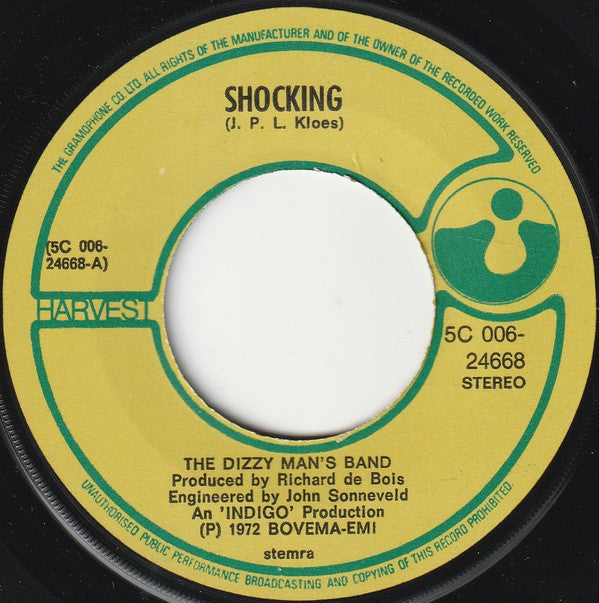 Dizzy Man's Band : Shocking (7", Single)