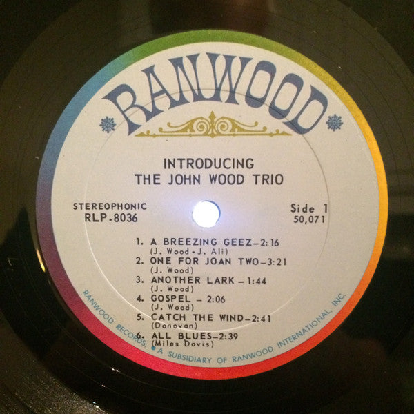 The John Wood Trio : Introducing The John Wood Trio (LP, Album)