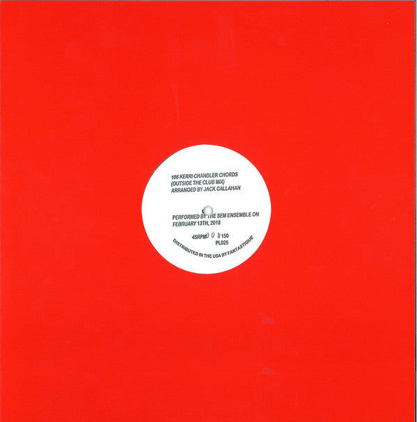 Die Reihe : 106 Kerri Chandler Chords (12", S/Sided, Single, Ltd)