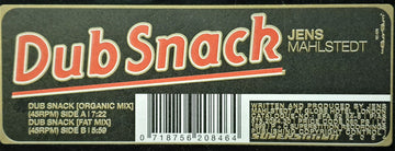 Jens Mahlstedt : Dub Snack (12")