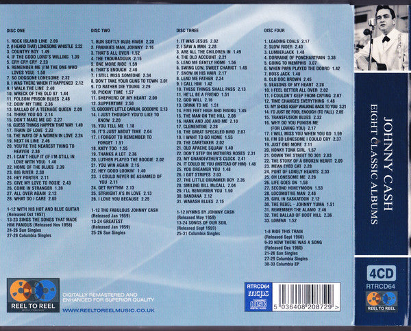 Johnny Cash : Eight Classic Albums (4xCD, Comp, RE, RM)