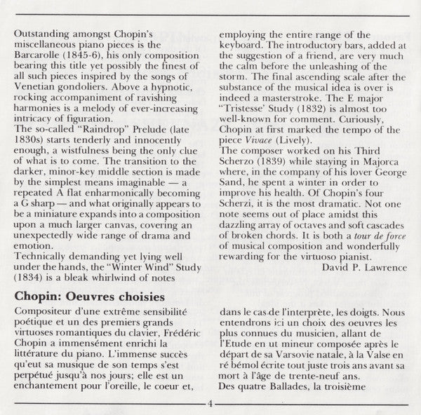 Frédéric Chopin - Vladimir Ashkenazy : Favourite Chopin (CD, Comp, RE, RM, RP)