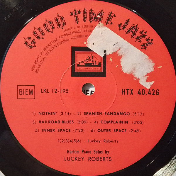 Charles "Luckey" Roberts & Willie "The Lion" Smith : Harlem Piano (LP, Album, Mono)