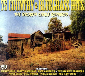 Various : 75 Country & Bluegrass Hits (3xCD, Comp)