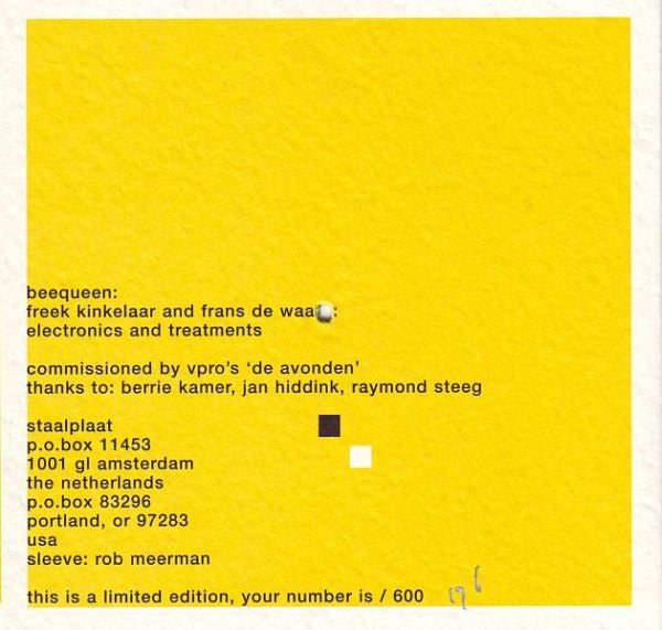 Beequeen : Mort Aux Vaches: Stet Son (CD, Album, Ltd, Num)