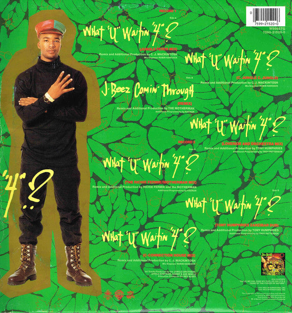 Jungle Brothers : What "U" Waitin' "4"? (12", Single, Ltd, Gat)
