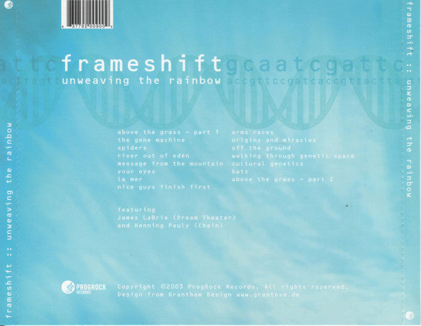 Frameshift : Unweaving The Rainbow (CD, Album)