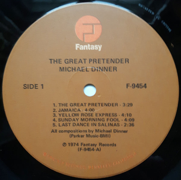 Michael Dinner : The Great Pretender (LP, Album)