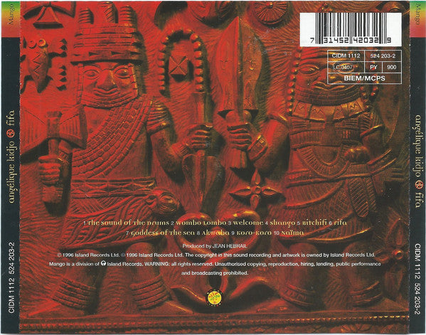 Angélique Kidjo : Fifa (CD, Album)
