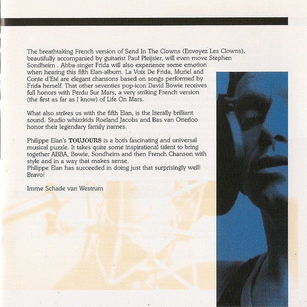 Philippe Elan : Toujours (CD, Album)