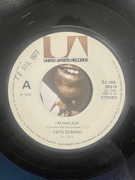 Fats Domino : I'm Walkin' / The Big Beat (7", Single)