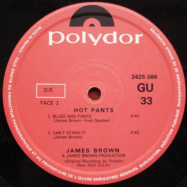 James Brown : Hot Pants (LP, Album)