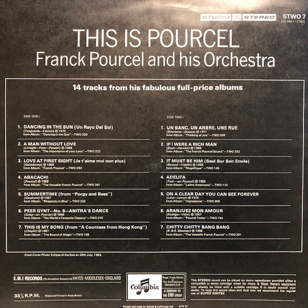 Franck Pourcel And His Orchestra* : This Is Pourcel (LP, Smplr)