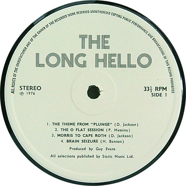 David Jackson, Guy Evans, Hugh Banton : The Long Hello (LP, Album, RE)