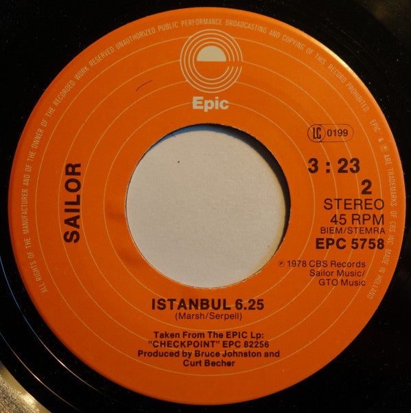 Sailor : Romance  (7")