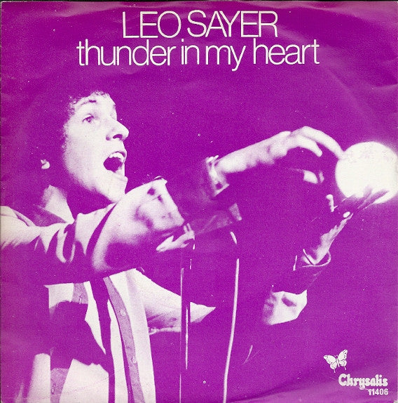 Leo Sayer : Thunder In My Heart (7", Single)