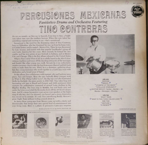 Tino Contreras : Percusiones Mexicanas (LP, Album)