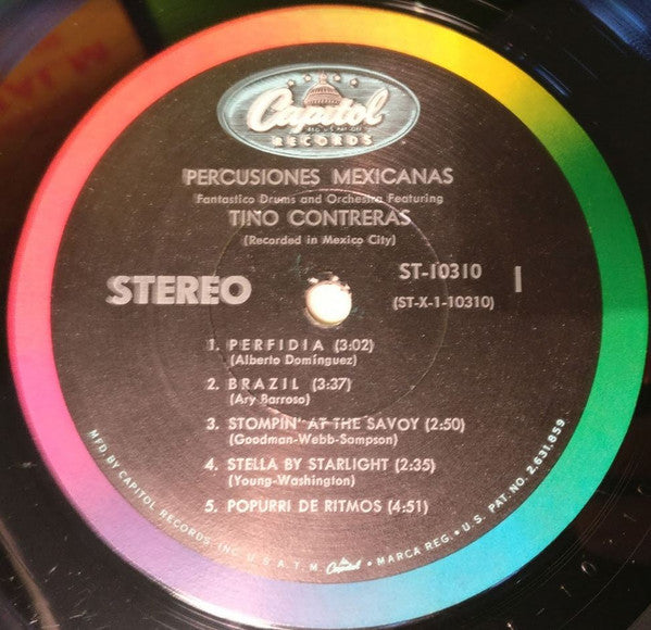 Tino Contreras : Percusiones Mexicanas (LP, Album)
