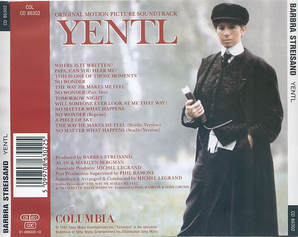 Barbra Streisand : Yentl (Original Motion Picture Soundtrack) (CD, Album)