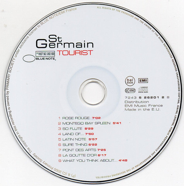 St Germain : Tourist (CD, Album)